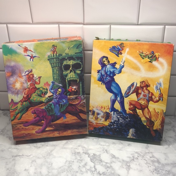VTG Lot He-Man Masters of The Universe 100pc Puzzles - Picture 1 of 16